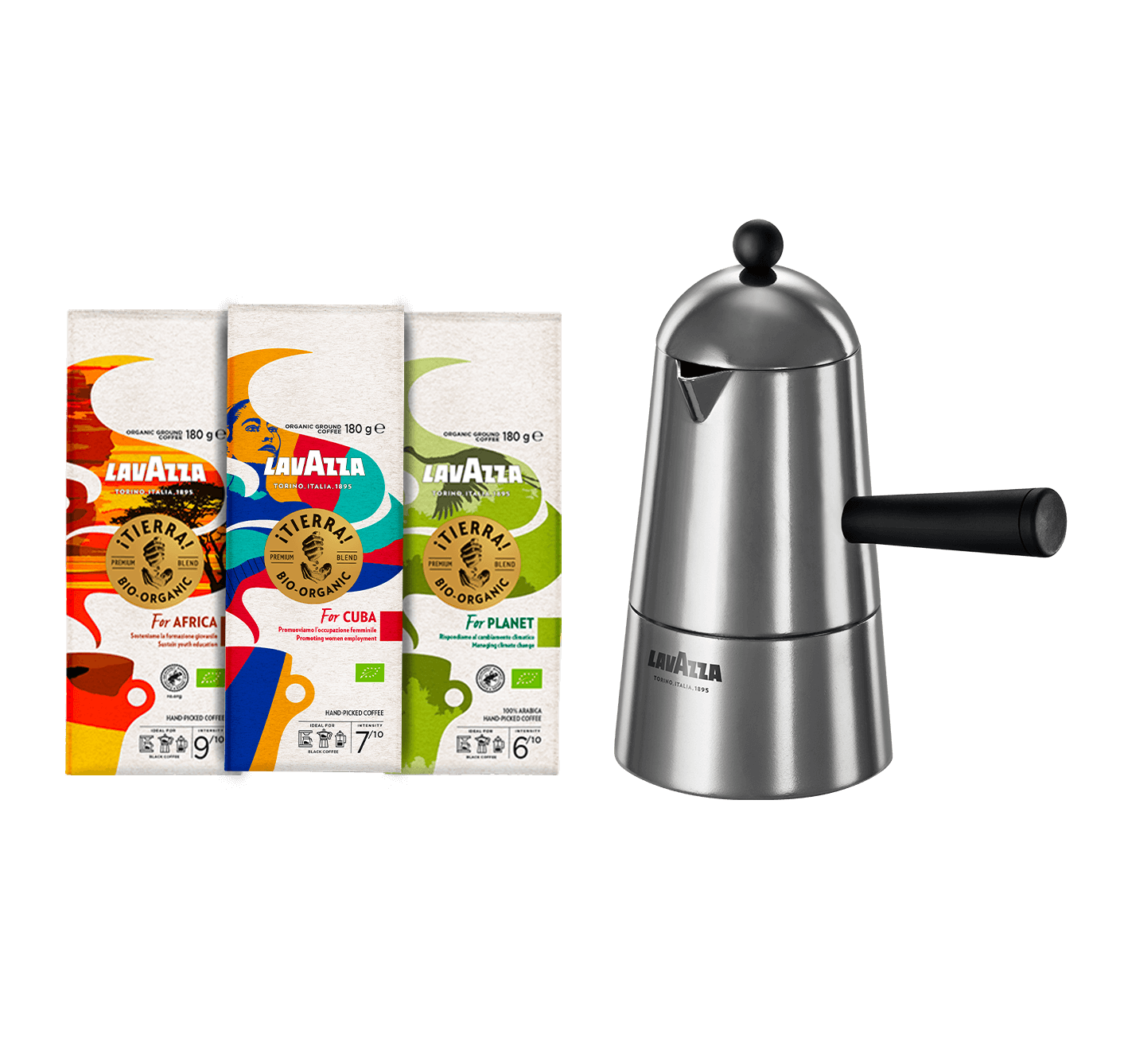 Lavazza Carmencita and Organic World Coffees bundle